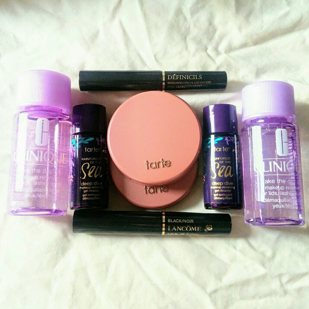 Bundle TARTE LANCÔME CLINIQUE Blush Mascara Etc